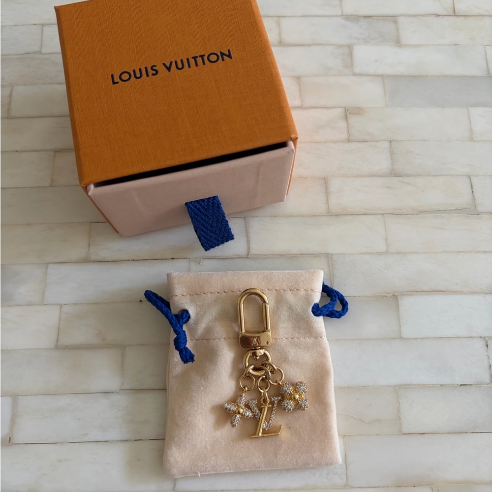 Louis Vuitton Micro Charms LV Iconic Key Holder Bag Charm